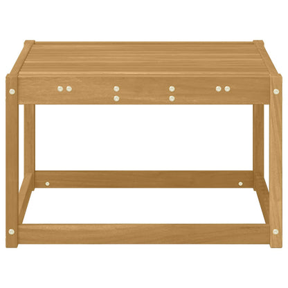 vidaXL Outdoor Table Solid Acacia Wood White 59 x 59 x 37 cm 4