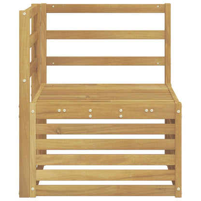 vidaXL Outdoor Corner Sofa Solid Acacia Wood White 63 x 63 x 73 cm 4