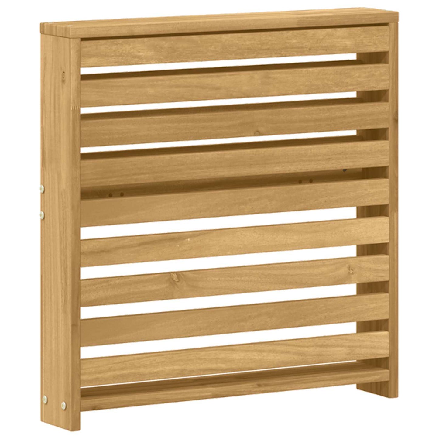 vidaXL Armrests Module 2 pcs White 58.5 x 10 x 61 cm Solid Acacia Wood 4