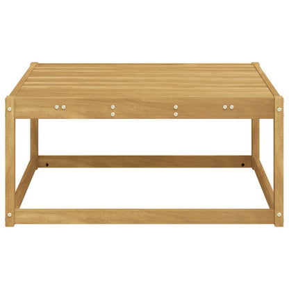vidaXL Outdoor Footstool Solid Acacia Wood White 79 x 79 x 37 cm 4