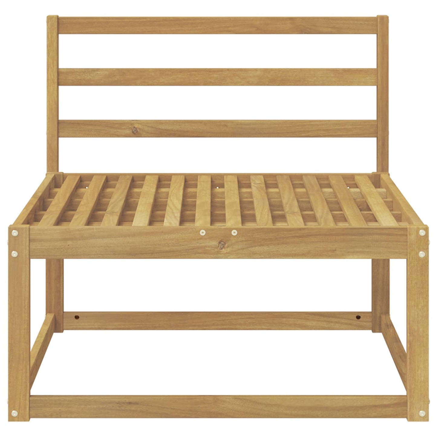 vidaXL Outdoor Middle Sofa White 79 x 83 x 73 cm 3