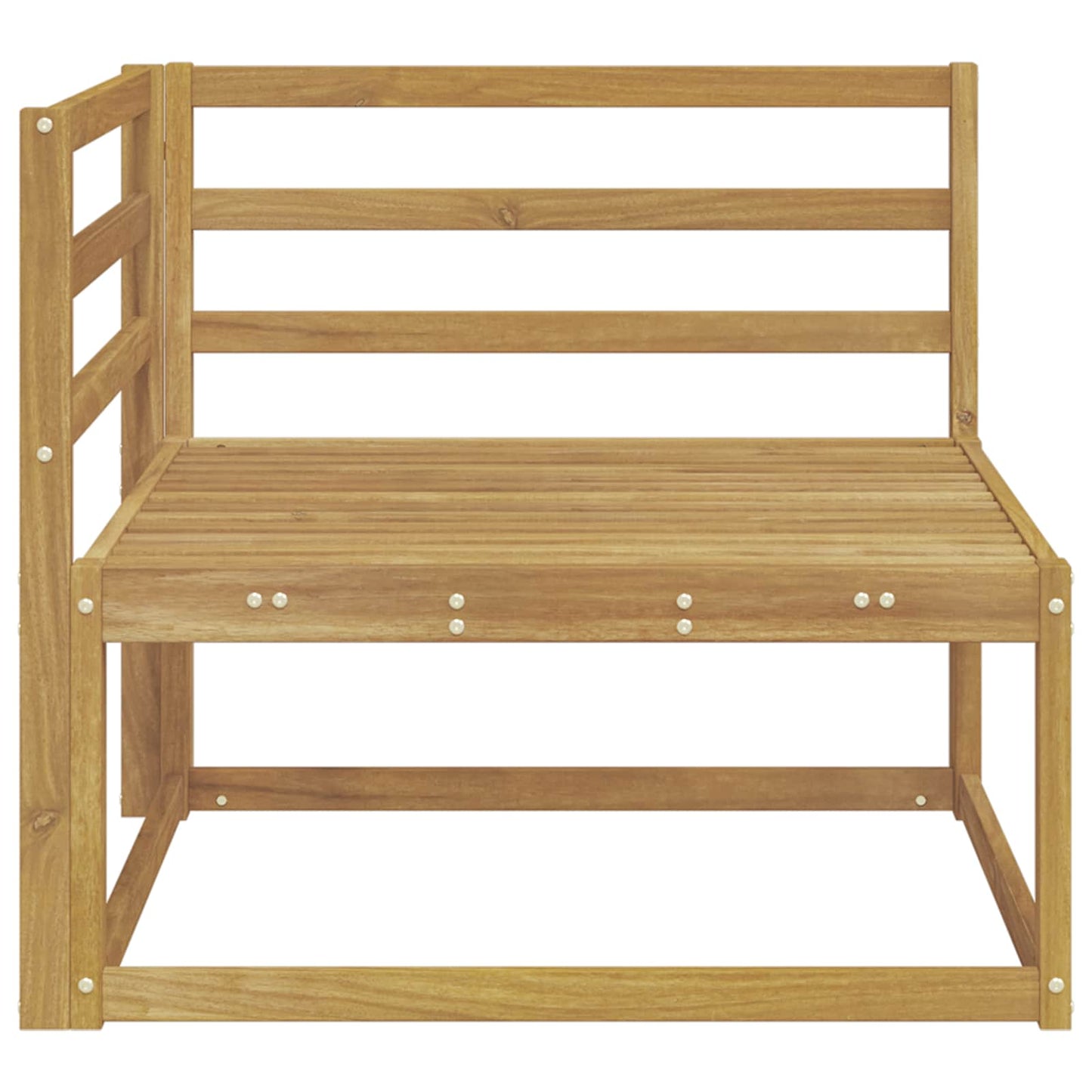 vidaXL Outdoor Corner sofa White 83 x 83 x 73 cm 4