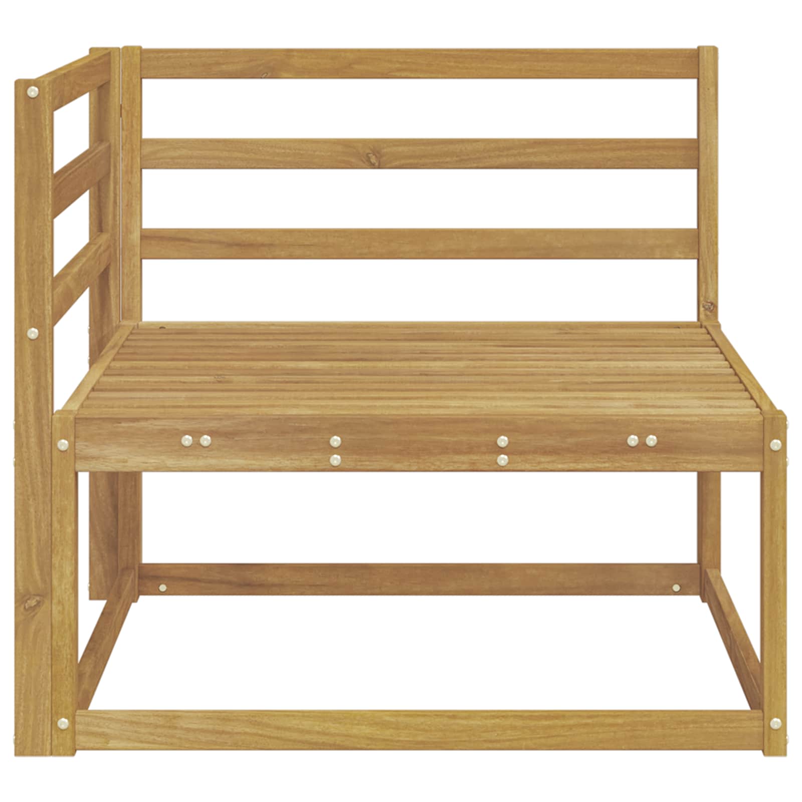 vidaXL Outdoor Corner sofa White 83 x 83 x 73 cm 4
