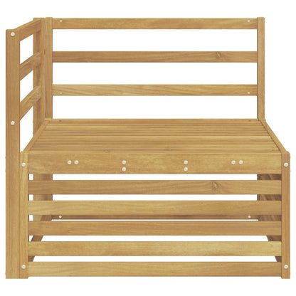 vidaXL Outdoor Corner Sofa Solid Acacia Wood White 83 x 83 x 73 cm 4