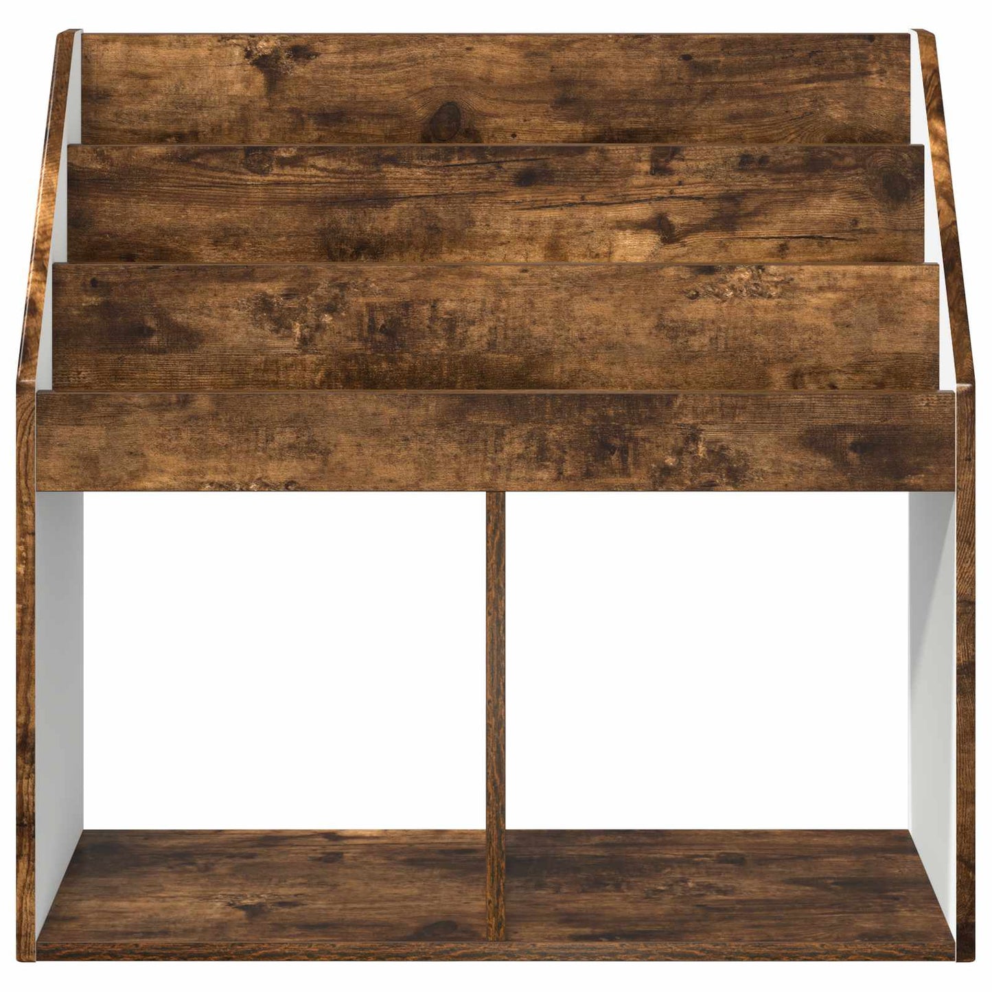 vidaXL Kids Bookshelf Smoked Oak 72.5 x 29.5 x 69 cm Engineered Wood 6
