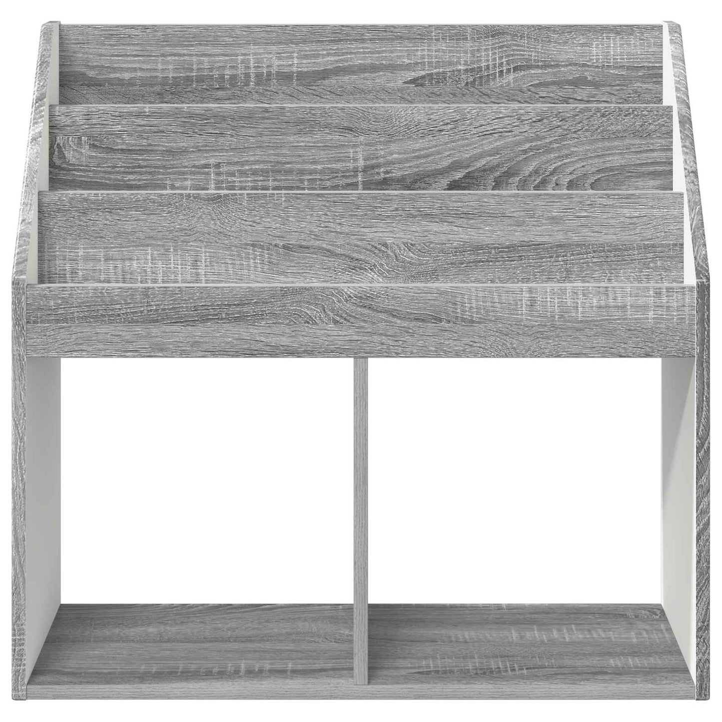 vidaXL Kids Bookshelf Grey Sonoma 72.5 x 29.5 x 69 cm Engineered Wood 6