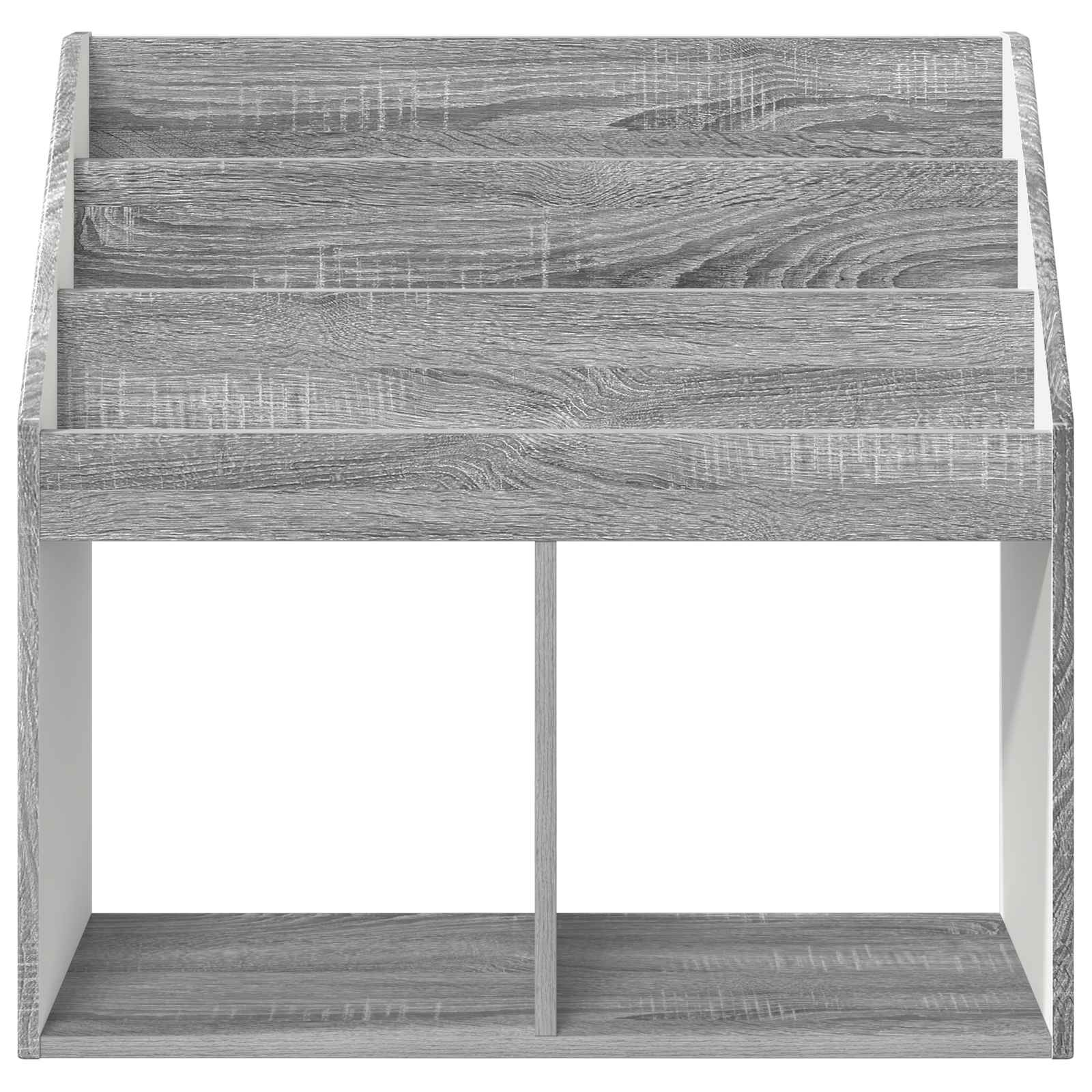 vidaXL Kids Bookshelf Grey Sonoma 72.5 x 29.5 x 69 cm Engineered Wood 6