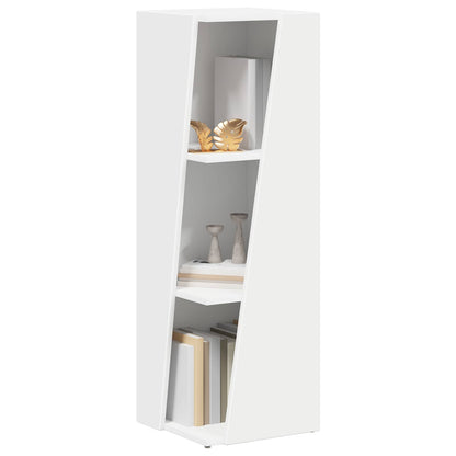 vidaXL Side Shelf 33 x 32 x 100.5 cm Engineered Wood White 3