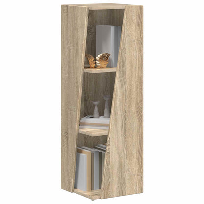 vidaXL Side Shelf 33 x 32 x 100.5 cm Engineered Wood Sonoma Oak 3