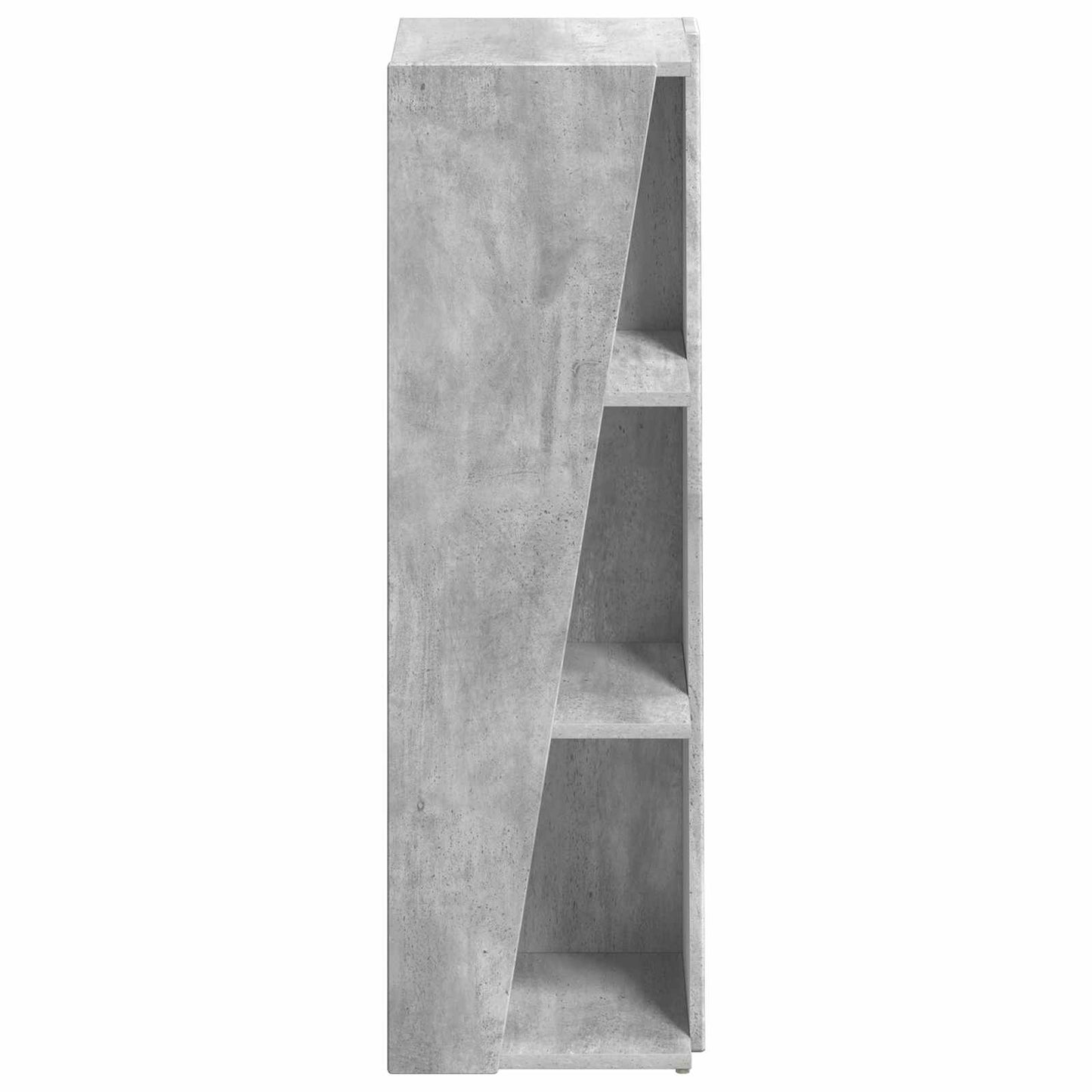 vidaXL Side Shelf 33 x 32 x 100.5 cm Engineered Wood Concrete Grey 6