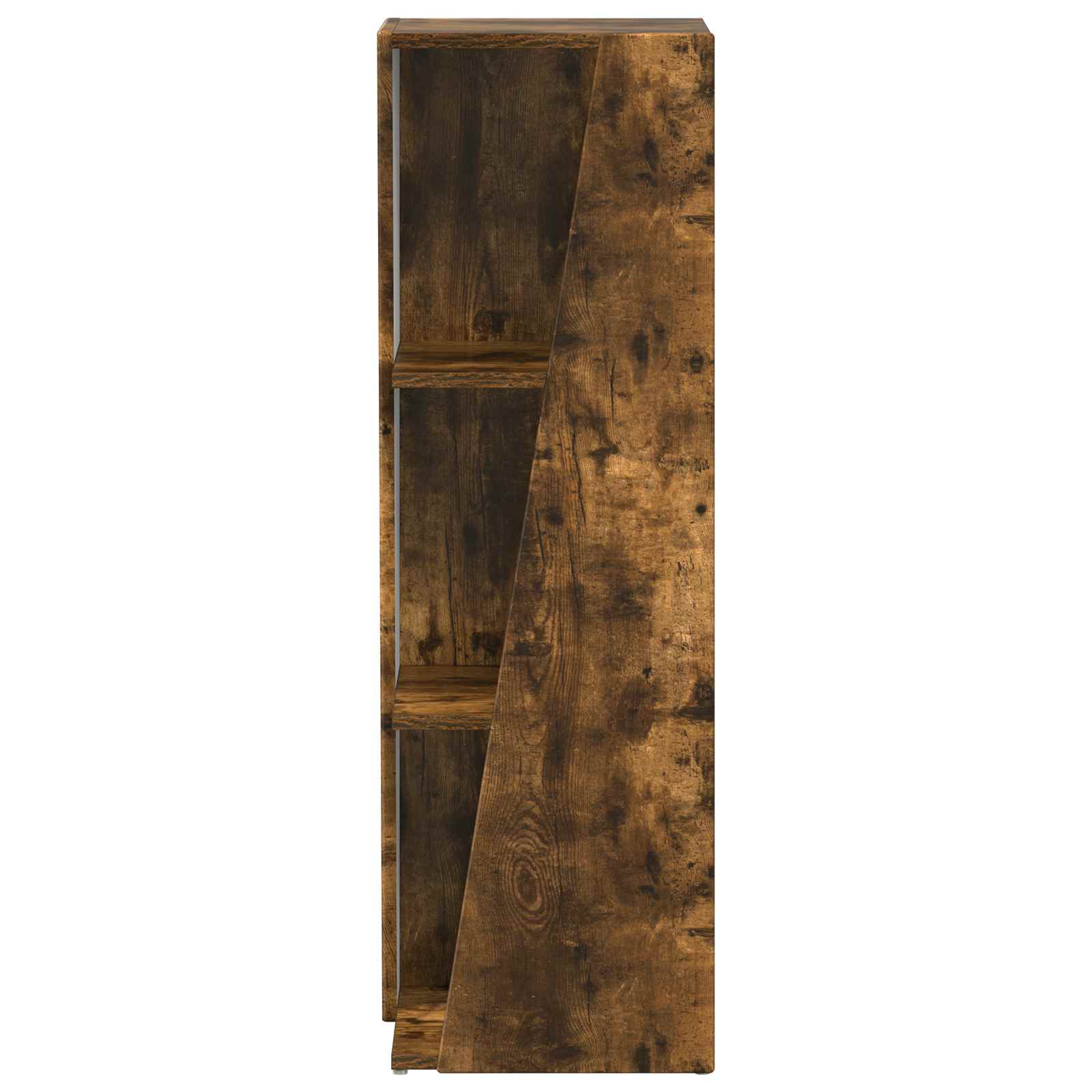 vidaXL Side Shelf 33 x 32 x 100.5 cm Engineered Wood Smoked Oak 5