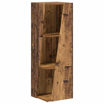 vidaXL Side Shelf 33 x 32 x 100.5 cm Engineered Wood Old Wood 2