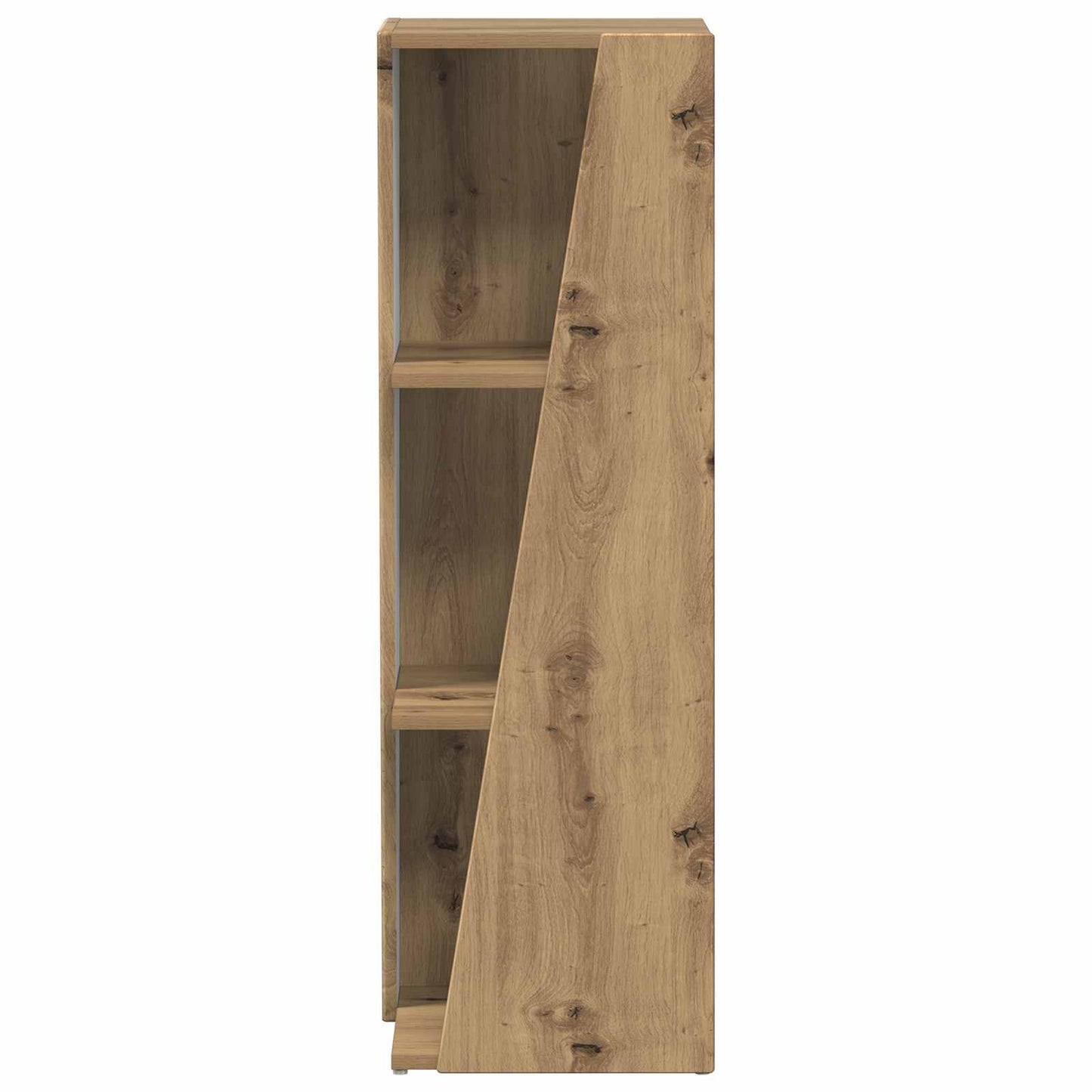 vidaXL Side Shelf 33 x 32 x 100.5 cm Engineered Wood Artisan Oak 5