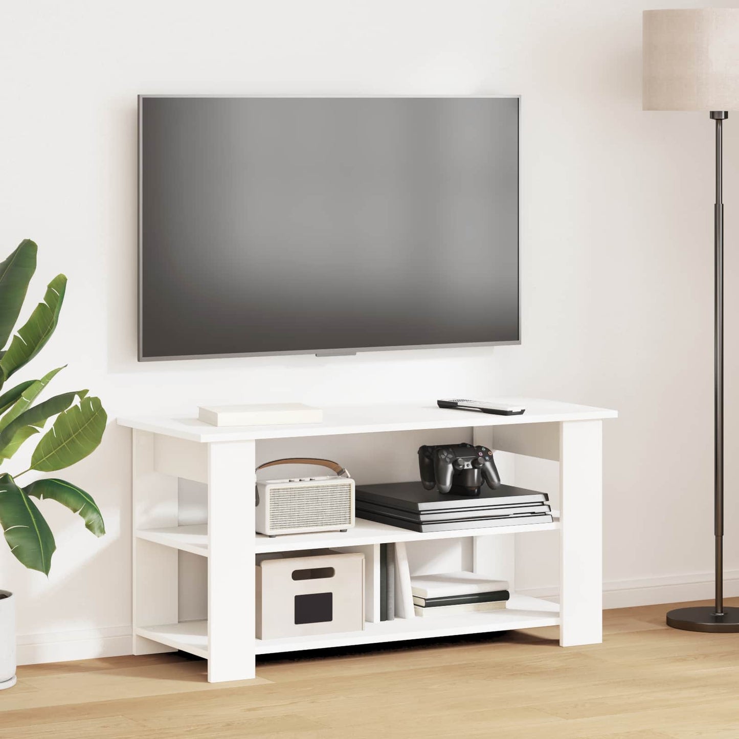 vidaXL TV stand White 100 x 40 x 50 cm 1