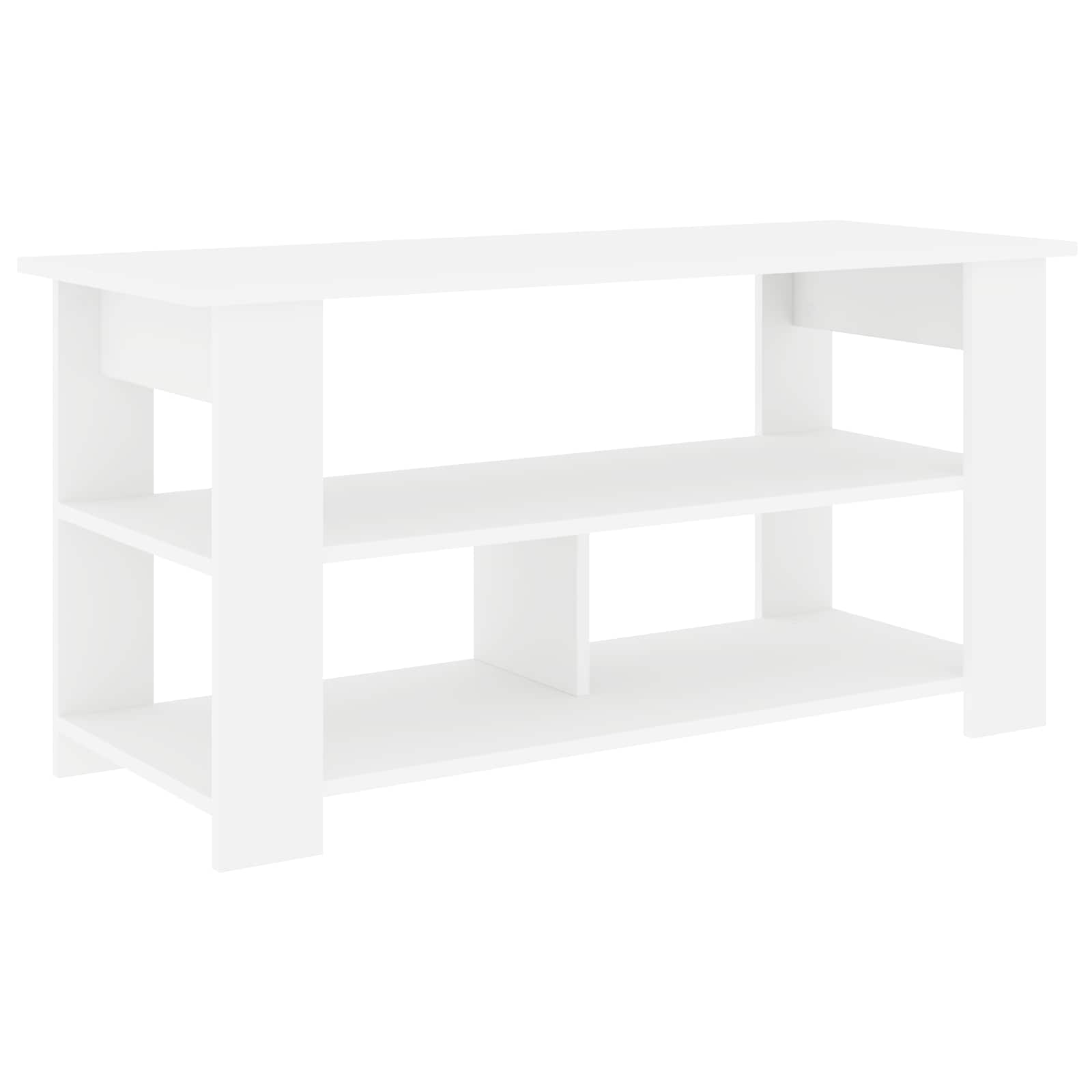 vidaXL TV stand White 100 x 40 x 50 cm 2