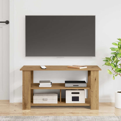 vidaXL TV stand 100 x 40 x 50 cm Artisan Oak 4
