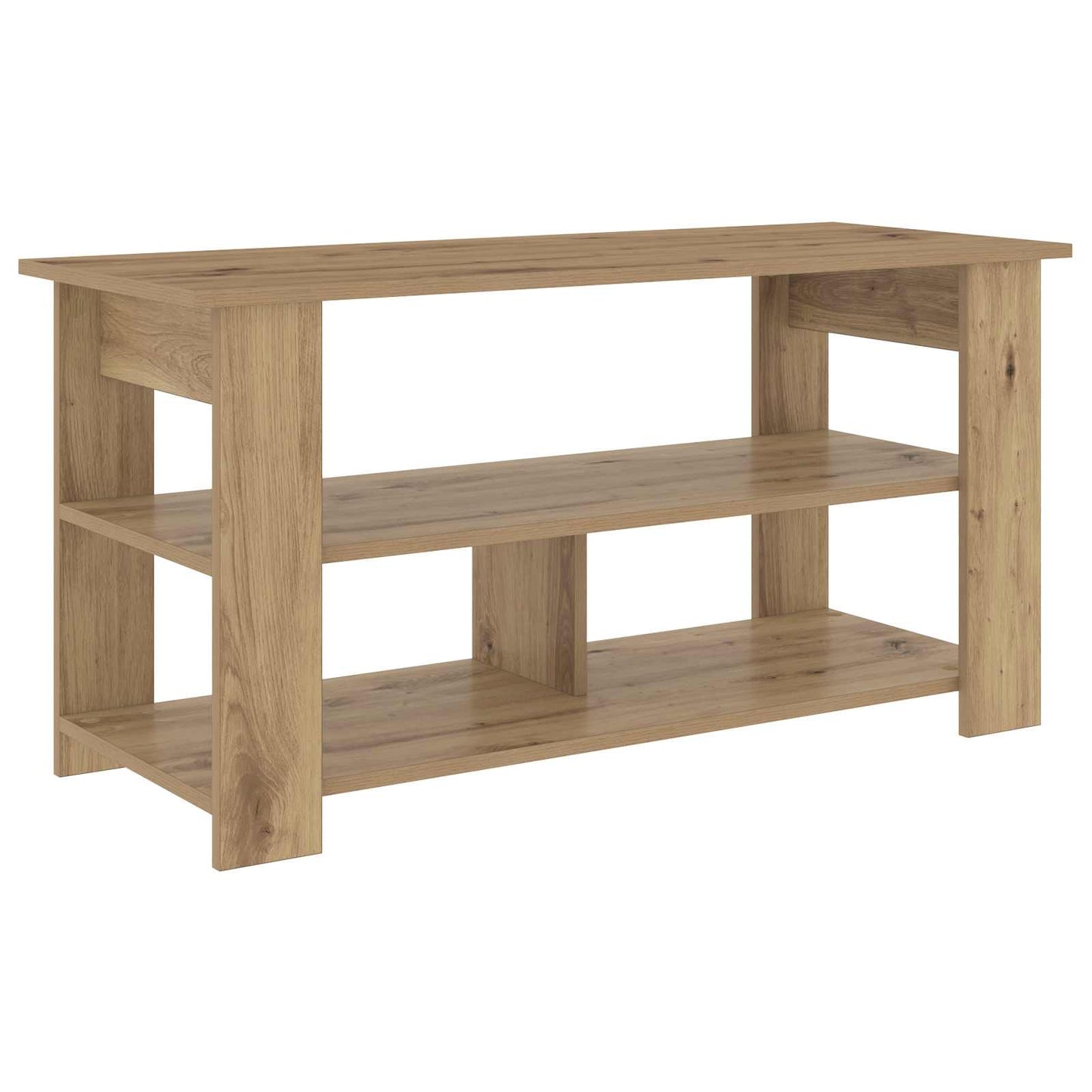 vidaXL TV stand 100 x 40 x 50 cm Artisan Oak 2