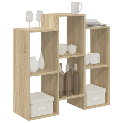 vidaXL Sideboard Sonoma Oak 90 x 30 x 90 cm 3