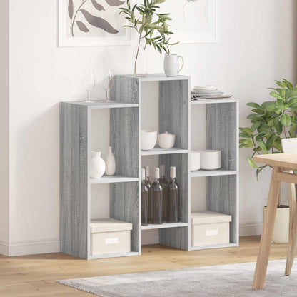 vidaXL Sideboard Grey Sonoma 90 x 30 x 90 cm 1