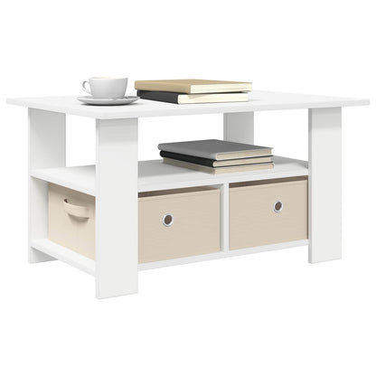 vidaXL Coffee Table White 77 x 55 x 42 cm Engineered Wood 3