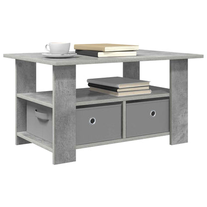 vidaXL Coffee Table Concrete Grey 77 x 55 x 42 cm Engineered Wood 3