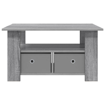 vidaXL Coffee Table Grey Sonoma 77 x 55 x 42 cm Engineered Wood 5