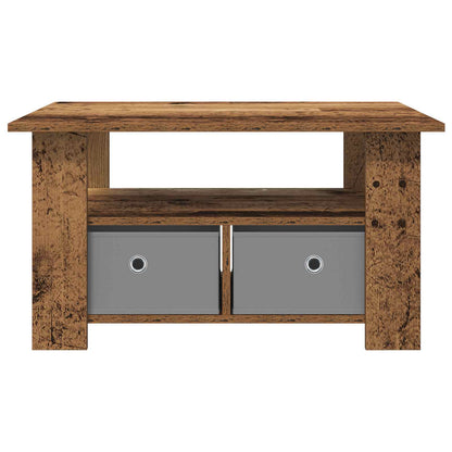 vidaXL Coffee Table Old Wood 77 x 55 x 42 cm Engineered Wood 5