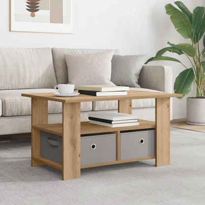 vidaXL Coffee Table Artisan Oak 77 x 55 x 42 cm Engineered Wood 1