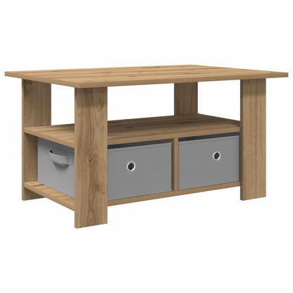 vidaXL Coffee Table Artisan Oak 77 x 55 x 42 cm Engineered Wood 2