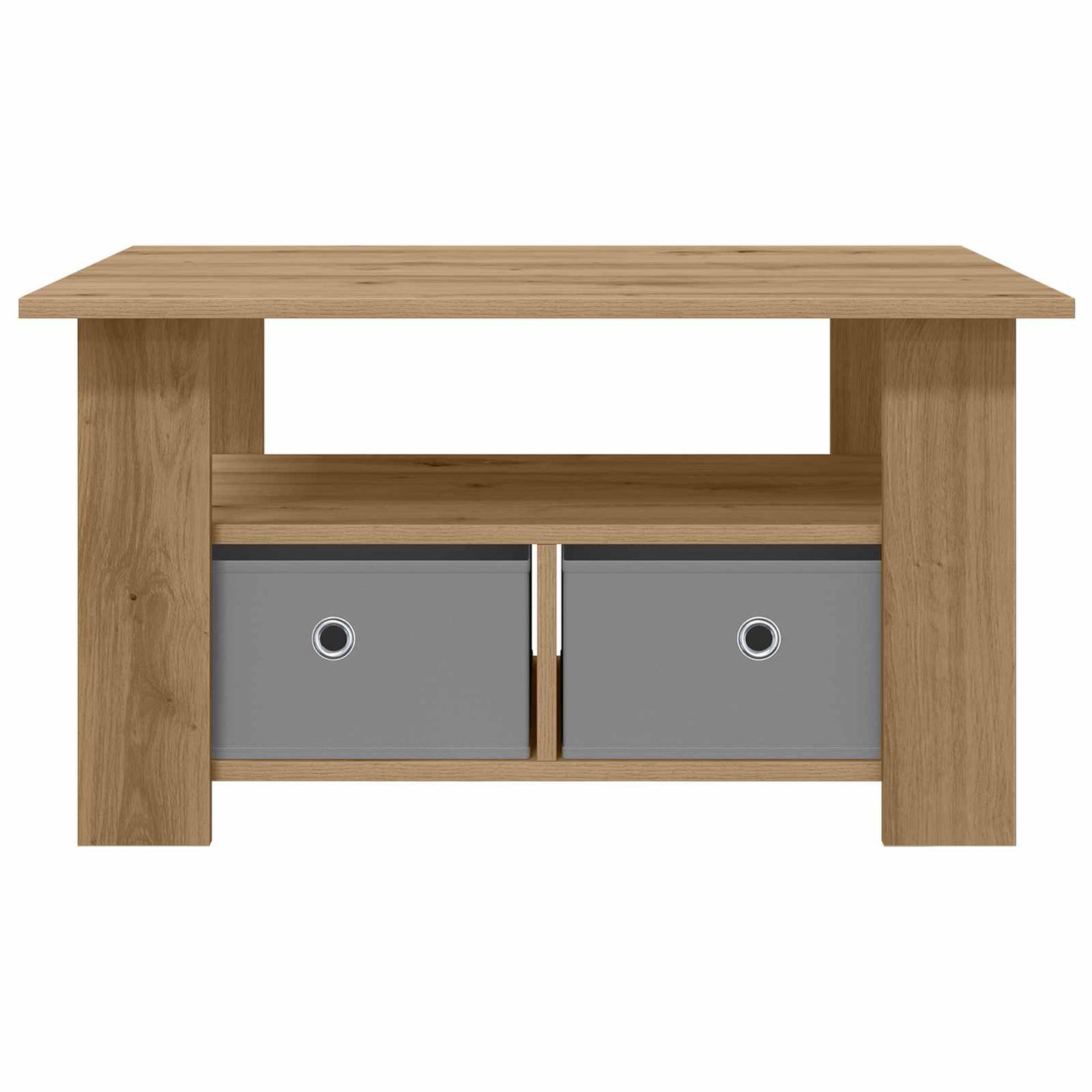 vidaXL Coffee Table Artisan Oak 77 x 55 x 42 cm Engineered Wood 5