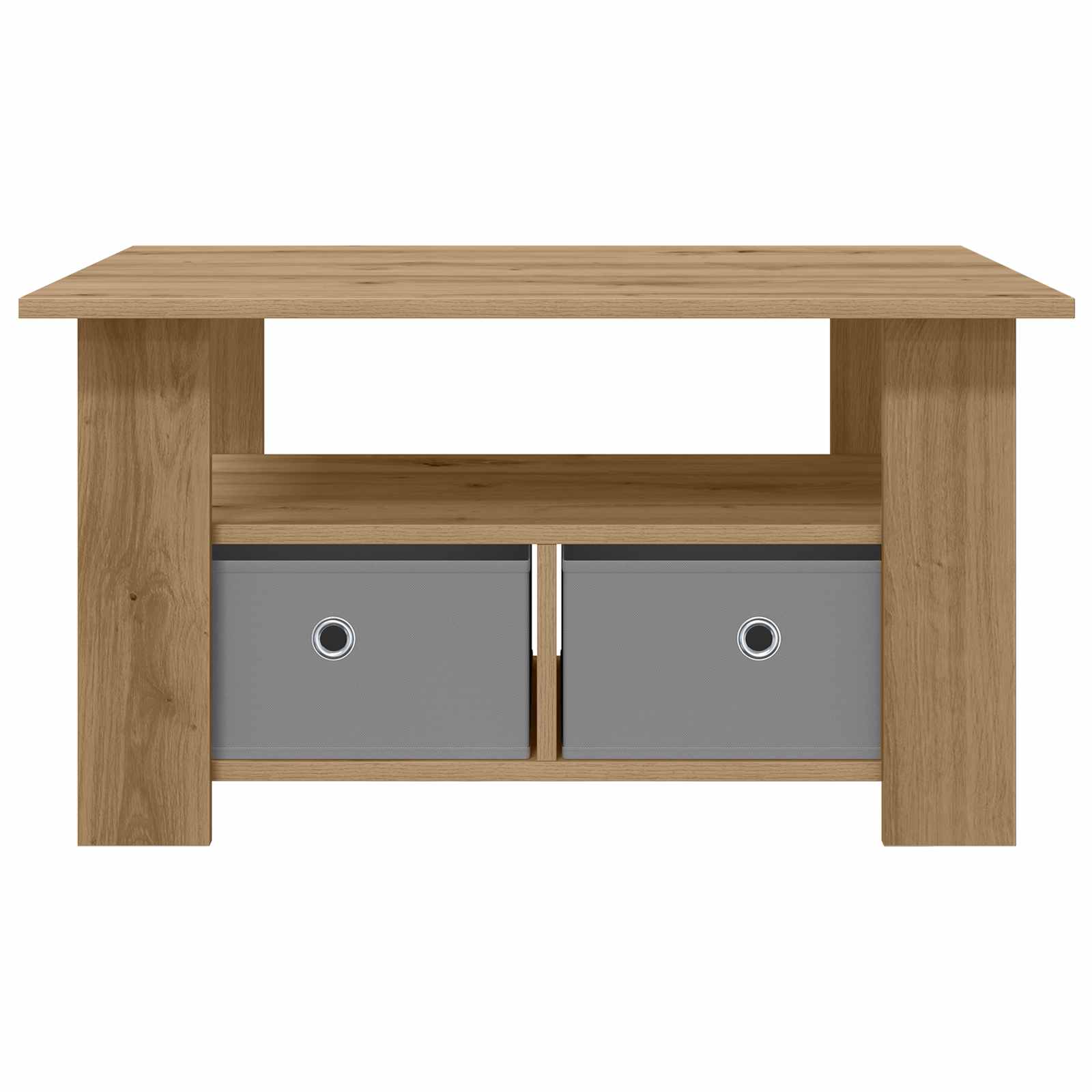 vidaXL Coffee Table Artisan Oak 77 x 55 x 42 cm Engineered Wood 5