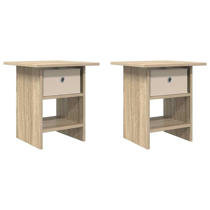 vidaXL Bedside Table 2 pcs Sonoma Oak 41 x 40 x 45 cm Engineered Wood 2