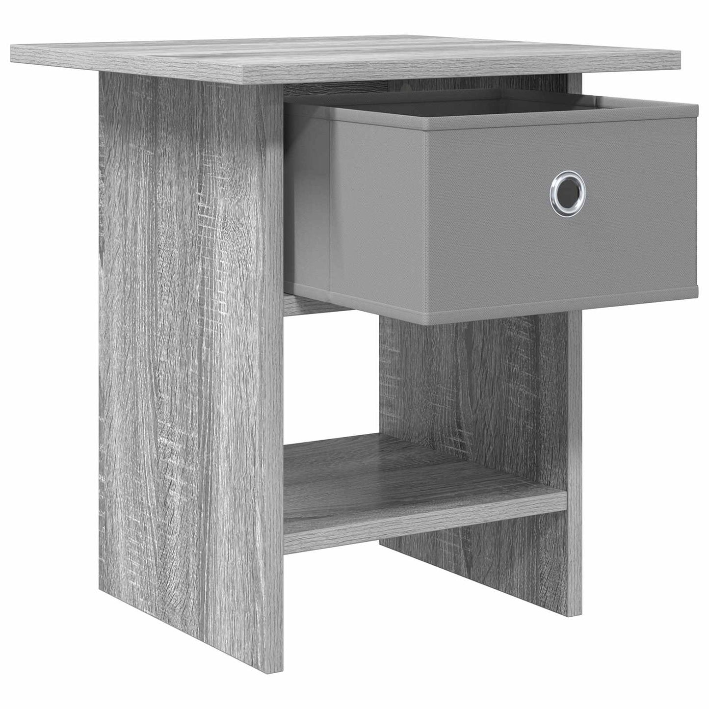 vidaXL Bedside Table 2 pcs Grey Sonoma 41 x 40 x 45 cm Engineered Wood 5