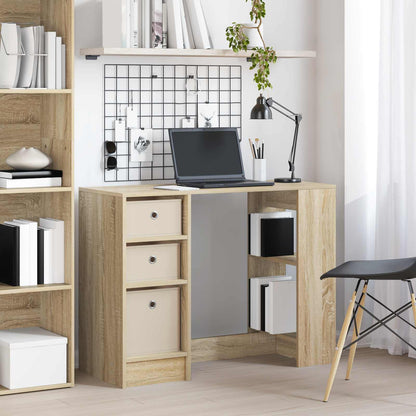vidaXL Desk Sonoma Oak 100 x 40 x 75 cm Engineered Wood 1