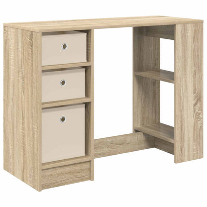 vidaXL Desk Sonoma Oak 100 x 40 x 75 cm Engineered Wood 2