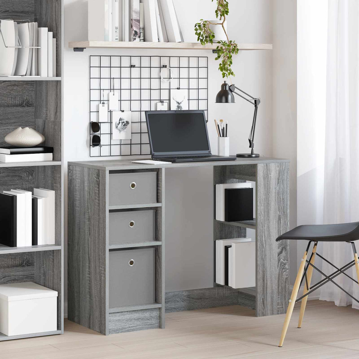 vidaXL Desk 100 x 40 x 75 cm Engineered Wood