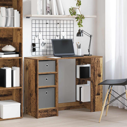 vidaXL Desk Old Wood 100 x 40 x 75 cm Engineered Wood 1