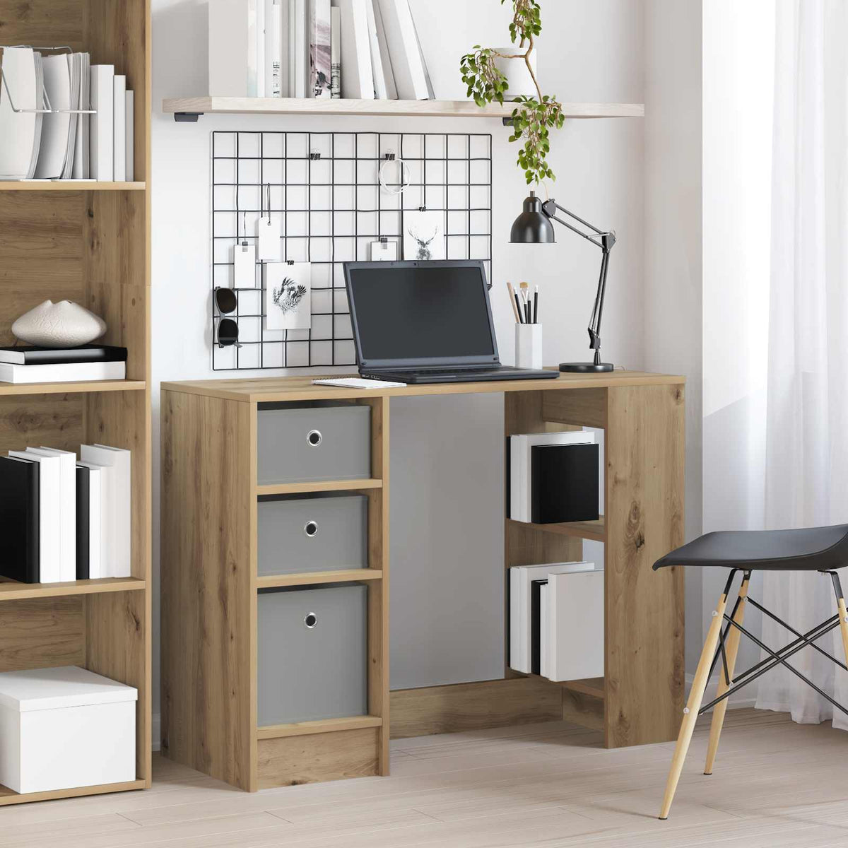 vidaXL Desk 100 x 40 x 75 cm Engineered Wood
