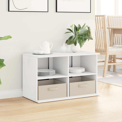 vidaXL TV stand with Drawer White 79 x 40 x 48 cm 4