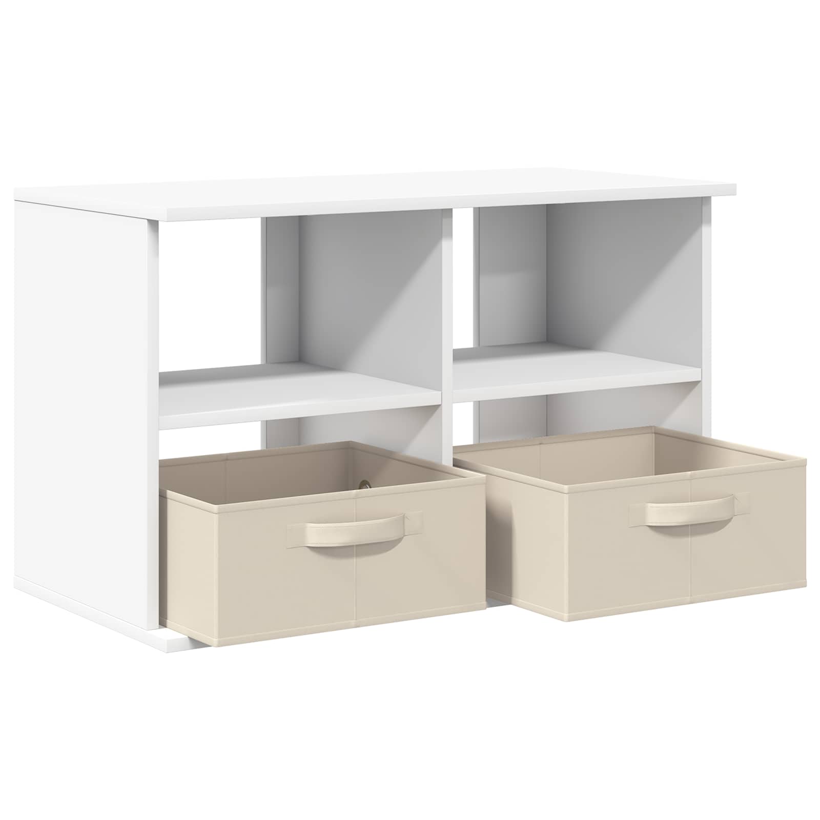 vidaXL TV stand with Drawer White 79 x 40 x 48 cm 5