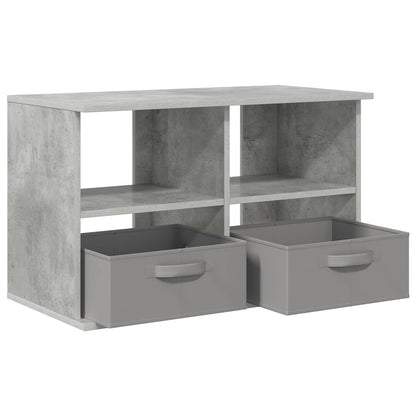 vidaXL TV stand with Drawer Concrete Grey 79 x 40 x 48 cm 5
