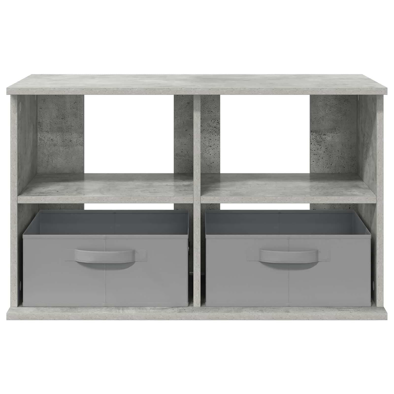 vidaXL TV stand with Drawer Concrete Grey 79 x 40 x 48 cm 6