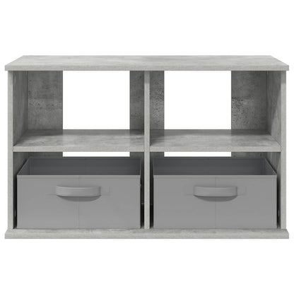 vidaXL TV stand with Drawer Concrete Grey 79 x 40 x 48 cm 6