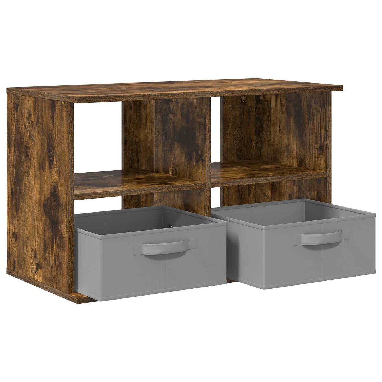 vidaXL TV stand with Drawer Smoked Oak 79 x 40 x 48 cm 5