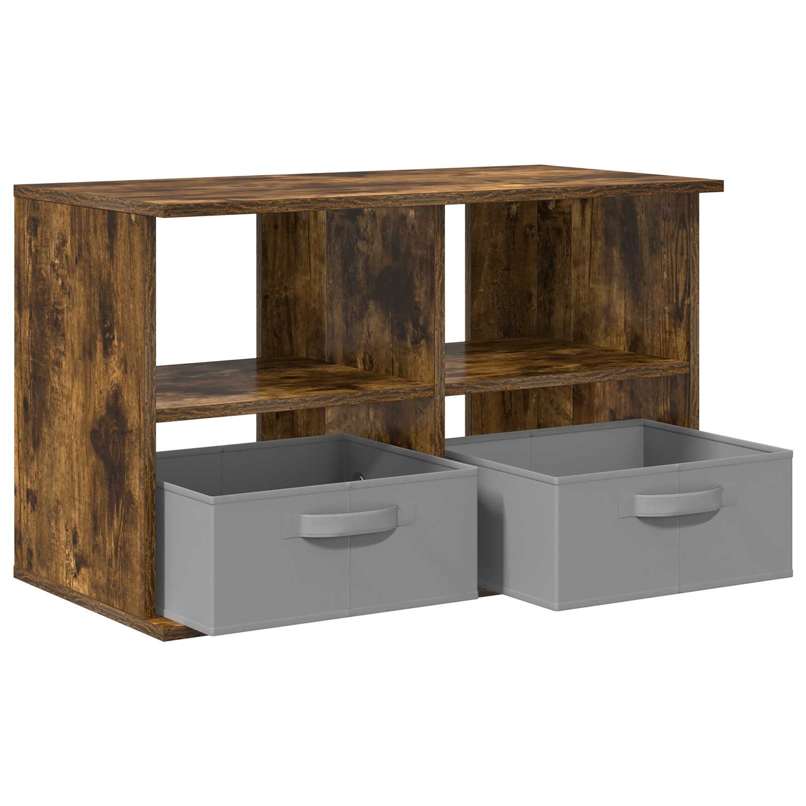 vidaXL TV stand with Drawer Smoked Oak 79 x 40 x 48 cm 5