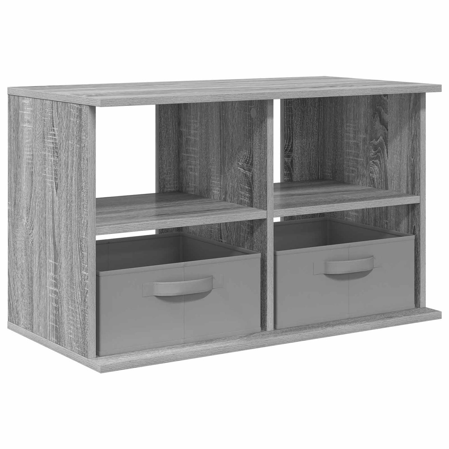 vidaXL TV stand with Drawer Grey Sonoma 79 x 40 x 48 cm 2