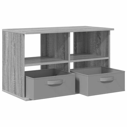vidaXL TV stand with Drawer Grey Sonoma 79 x 40 x 48 cm 5
