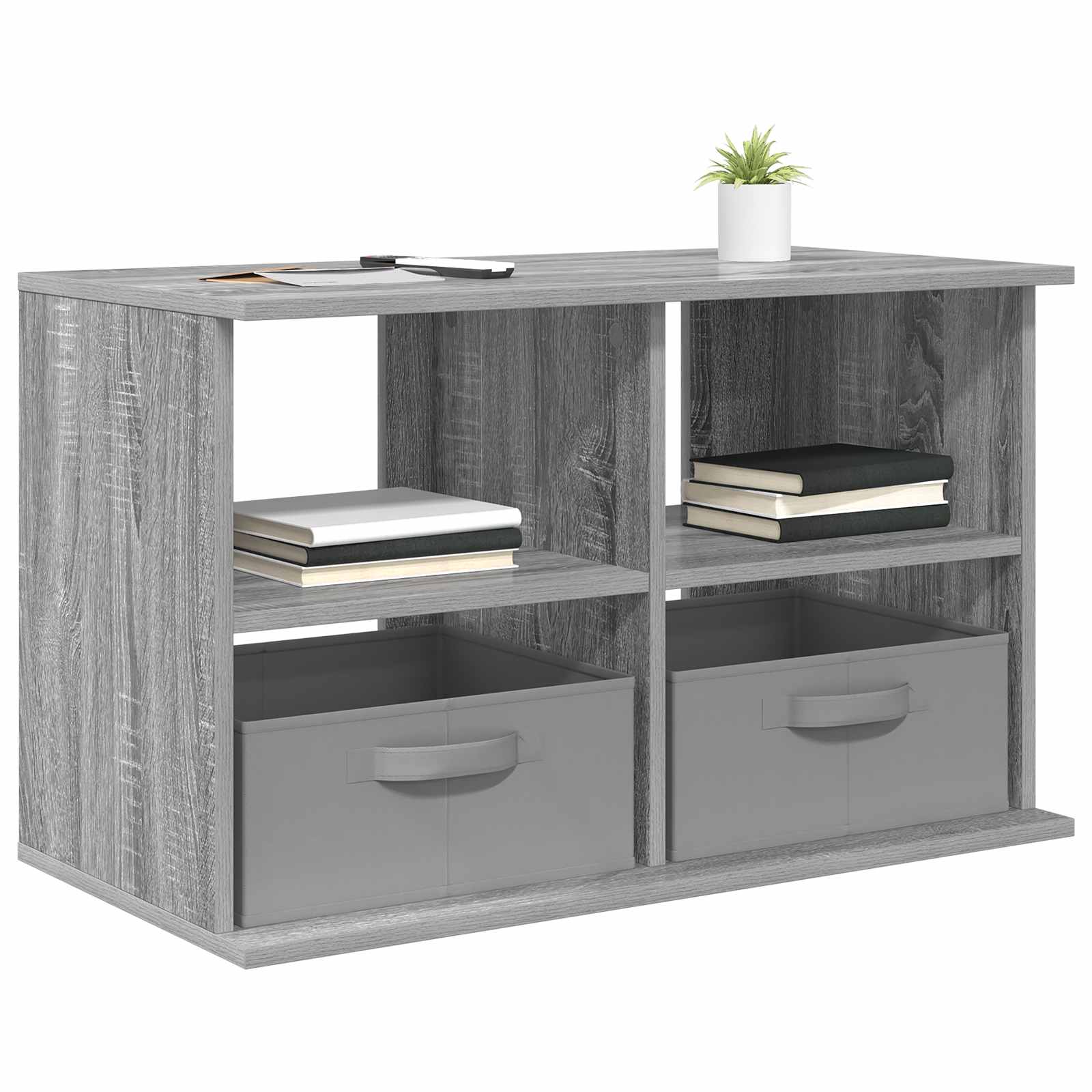 vidaXL TV stand with Drawer Grey Sonoma 79 x 40 x 48 cm 3