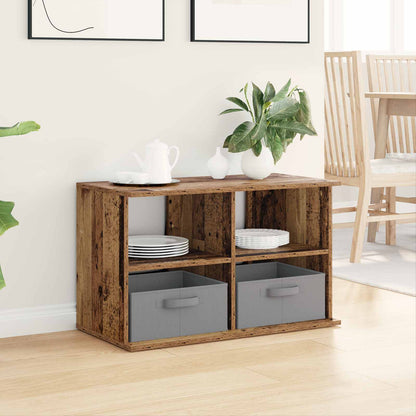 vidaXL TV stand with Drawer Old Wood 79 x 40 x 48 cm 4