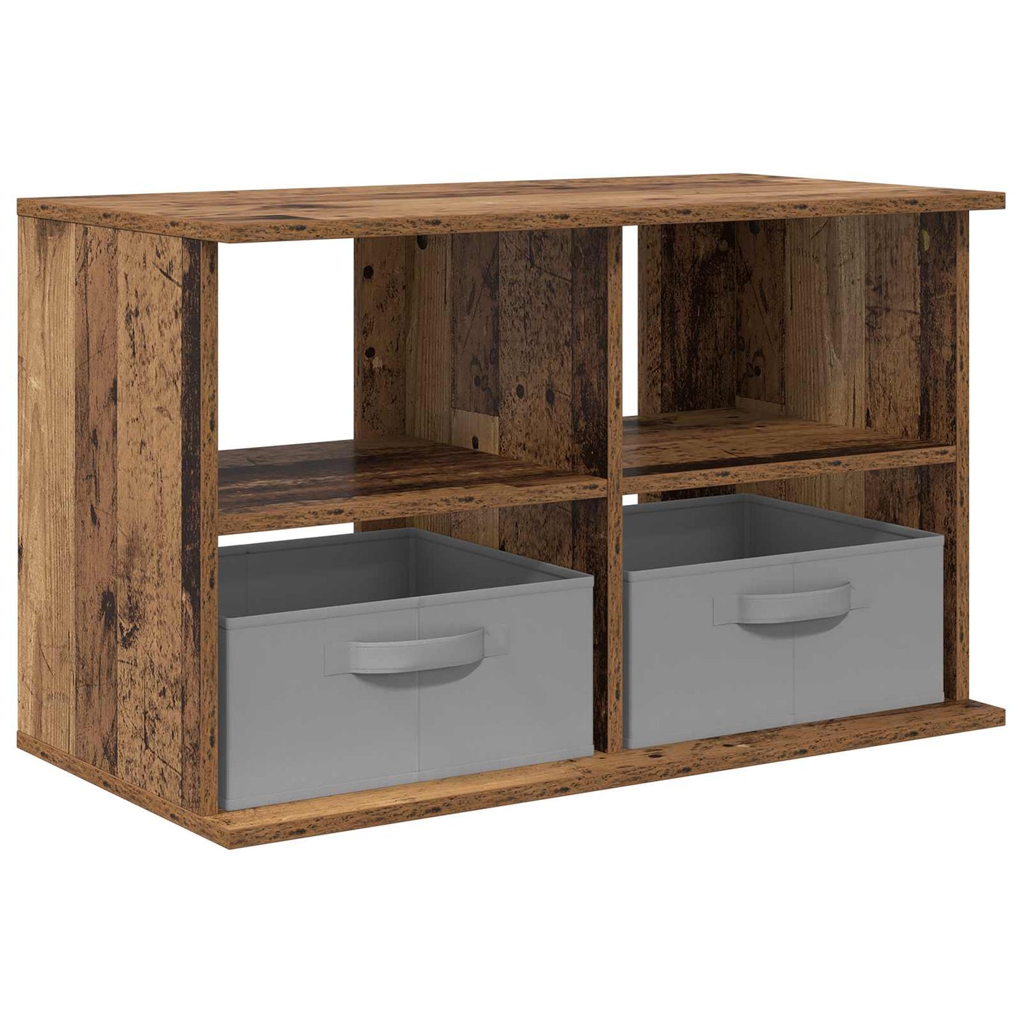 vidaXL TV stand with Drawer Old Wood 79 x 40 x 48 cm 2
